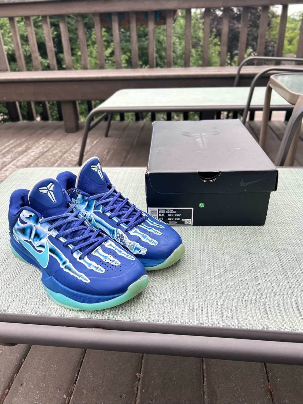 Nike Kobe 5 Protro X-Ray Skeleton Basketball Sneakers 2024 HJ4303-400